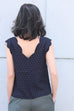 Little Hearts V-Neck Scalloped Tank Top