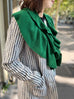 Textured Stripes Button Front Collarless Mid-length Jacket