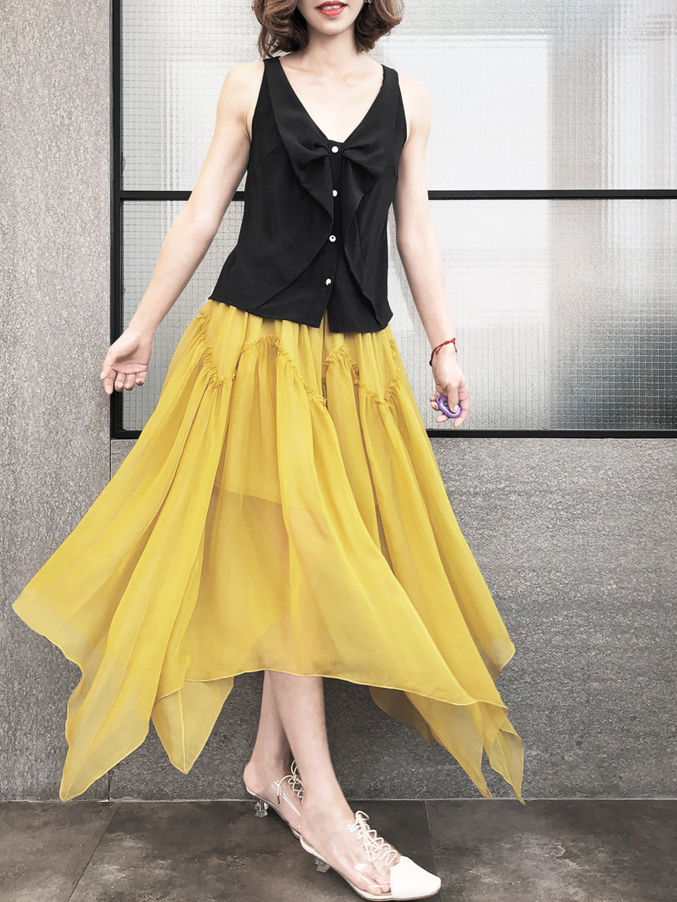 Chiffon hotsell handkerchief skirt